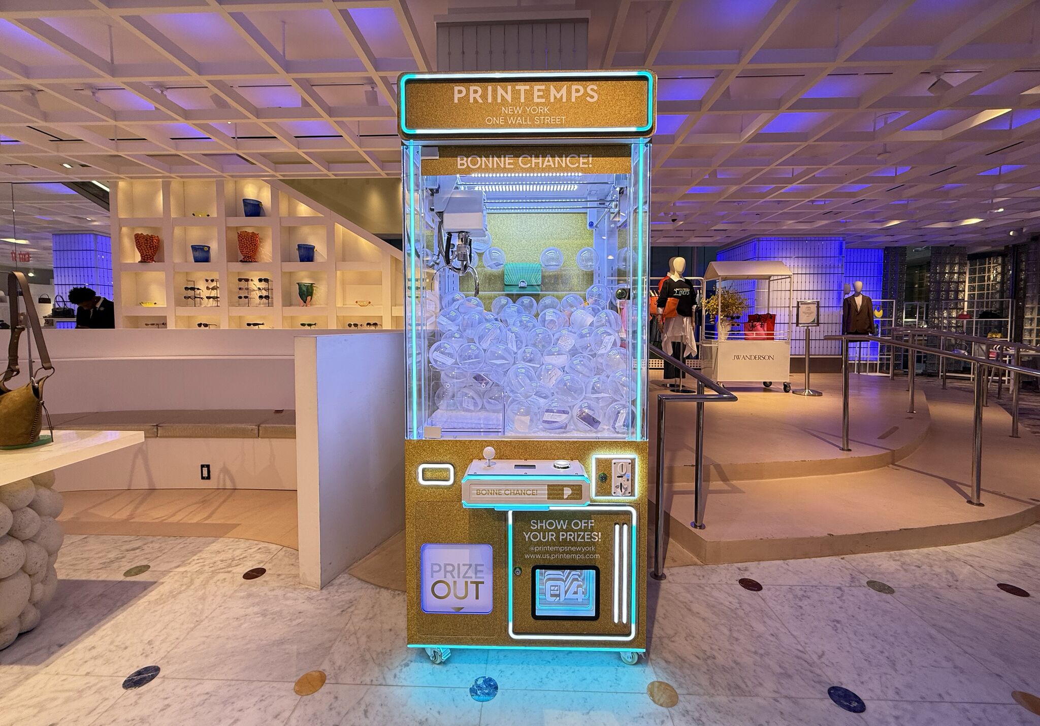 Doctor Catcher™ 34" Claw Machine with 7 Color Neon Cabinet Lights