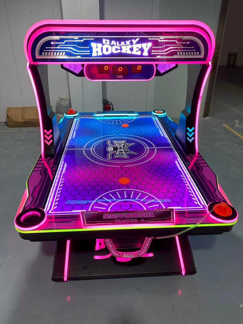 Galaxy Hockey Elite Neon Air Hockey Arcade Machine