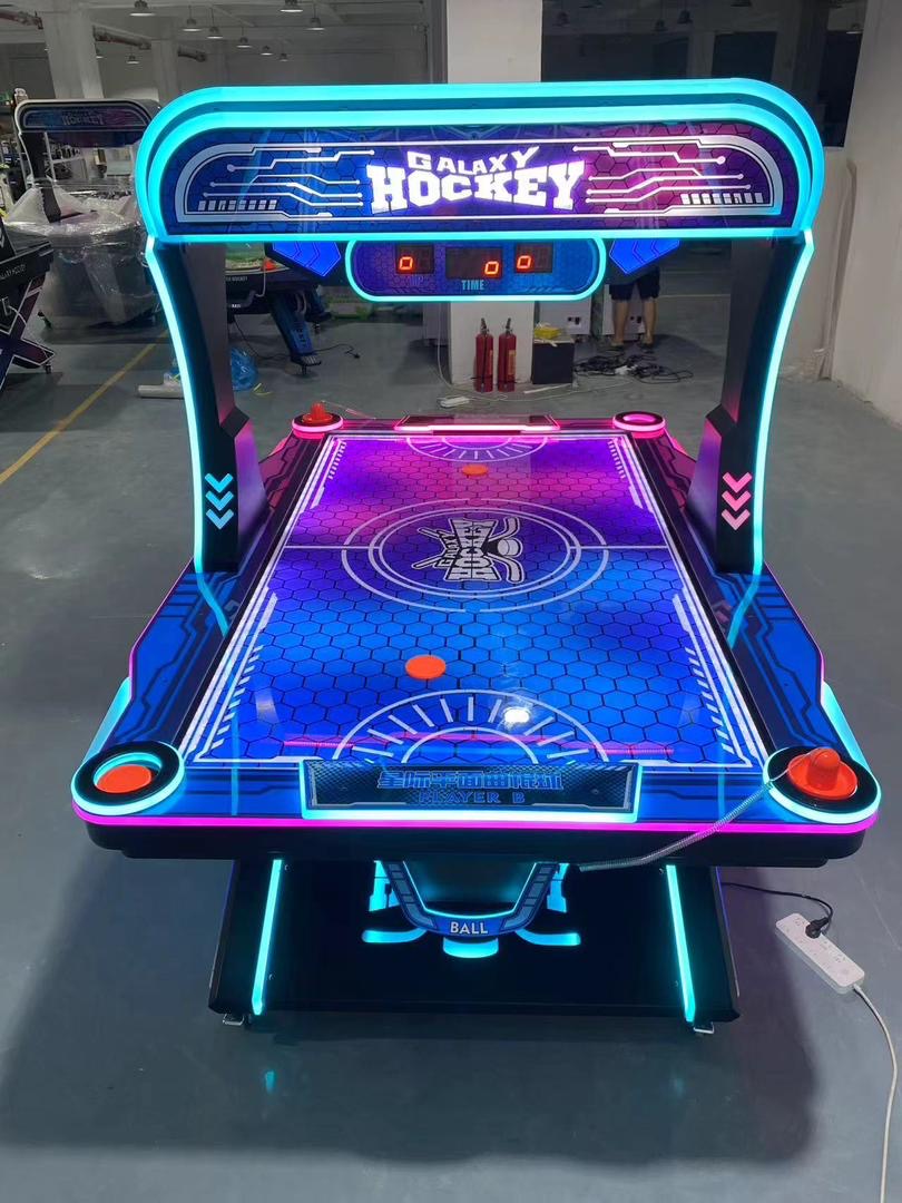 Galaxy Hockey Elite Neon Air Hockey Arcade Machine